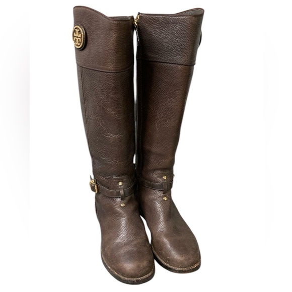 Tory Burch Brown Tall Riding Boot - Picture 2 of 7